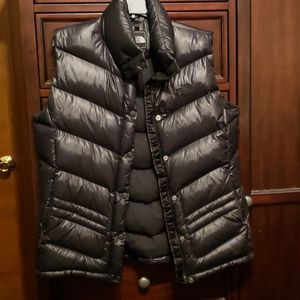 North Face black vest XL